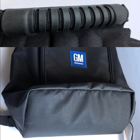 NEW GM Multi-Compartment Backpack Black Unisex NWOT - Picture 3 of 14
